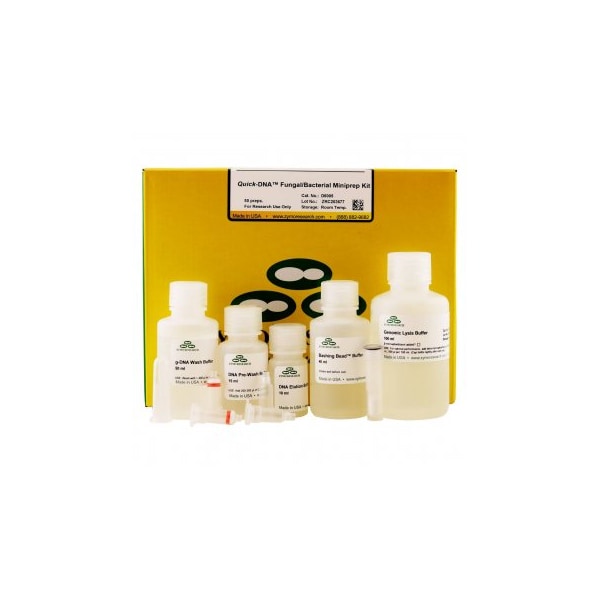 Zymo Research QuickDNA Fungal/Bacterial DNA MiniPrep Kit, 50 Preps